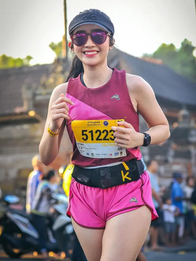Febby Rastanty ikut half maraton (Instagram/febbyrastanty)