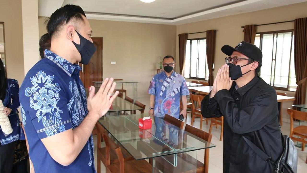 AHY bertemu warganet asal Bandung. (Ist)