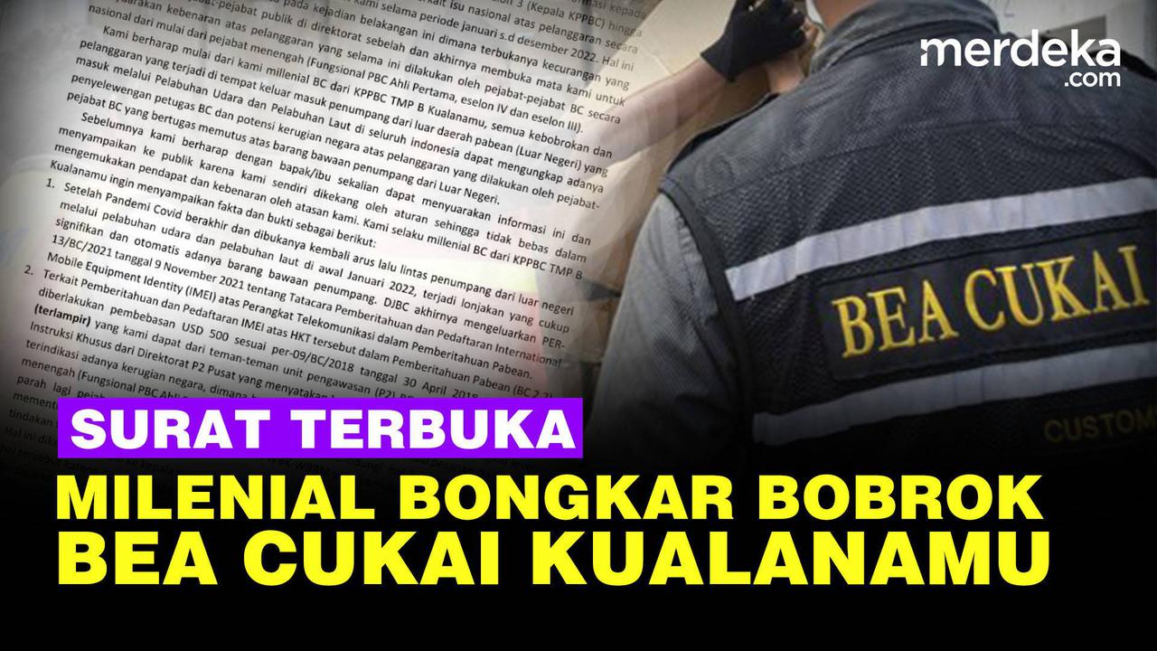 VIDEO: Heboh Surat Pegawai Milenial Soal Bobrok Pejabat Bea Cukai Kualanamu