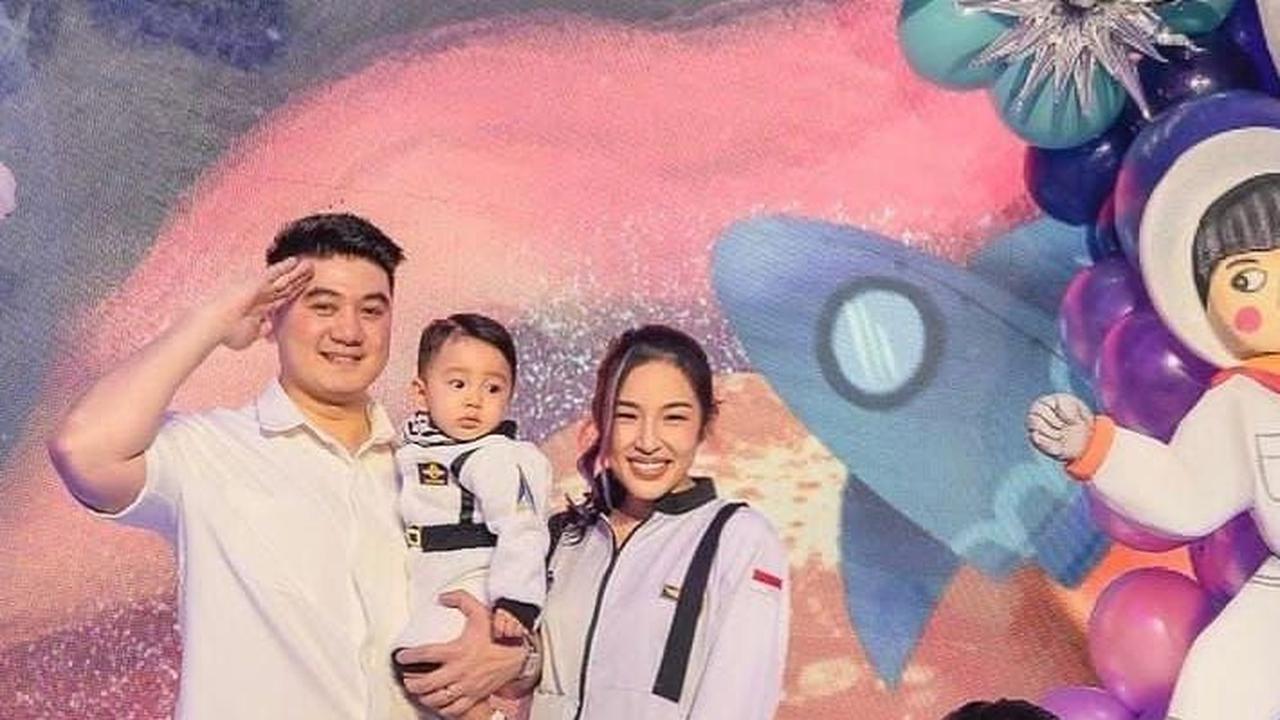 Ganteng Abis, Potret Arthur Anak Sulung Chef Arnold Rayakan Ultah Ke-4 Bertema Astronot