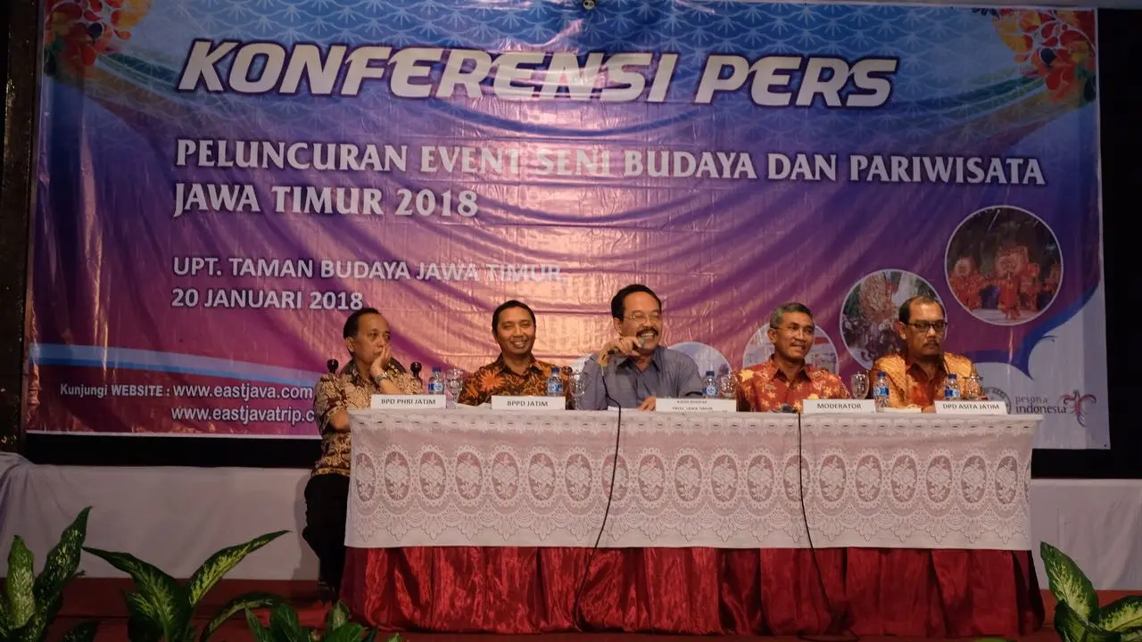 Peluncuran Kalendar Event Jawa Timur 2018