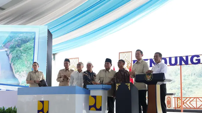 Prabowo Resmikan 5 Bendungan Senilai Rp 9,79 Triliun