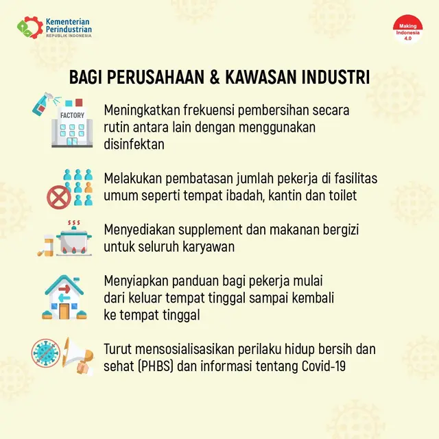 Surat Edaran Menteri Perindustrian Nomor 4 Tahun 2020