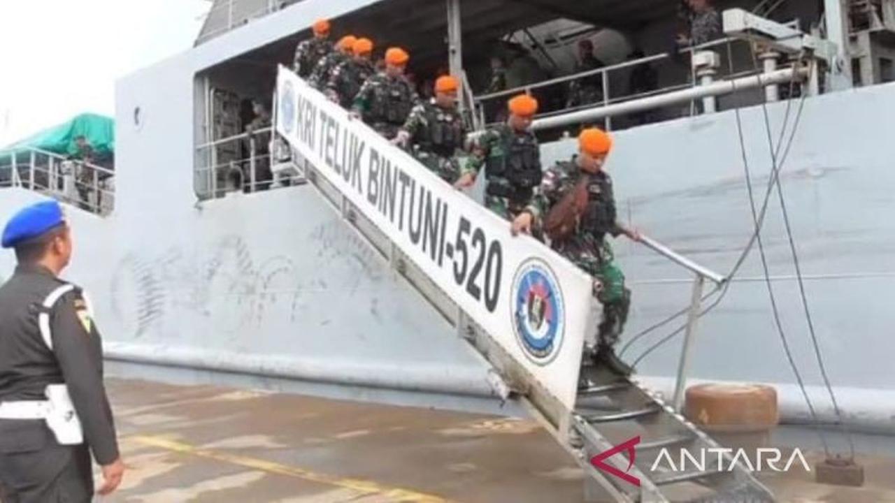 Danlanud Soewondo Sambut Ratusan Prajurit Satgas RI-PNG Usai Bertugas di Papua