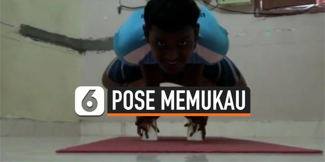 VIDEO: Memukau! Gerakan Yoga di Atas Paku Hingga Bertumpu Pada Gelas