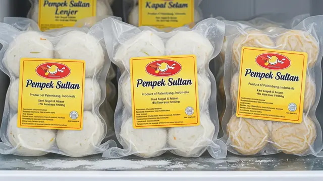 Frozen food pempek Palembang
