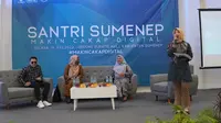 Seminar dan Literasi Digital Pesantren bertajuk "Santri Sumenep, Makin Cakap Digital" oleh Kaukus Muda Indonesia dan  Kominfo serta PC IPNU Sumenep pada Selasa (19/7/2022).