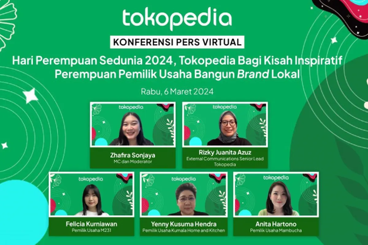 Tokopedia Angkat Kisah Inspiratif Tiga Perempuan Tangguh dan Tantangan Mereka untuk Jadi Pengusaha