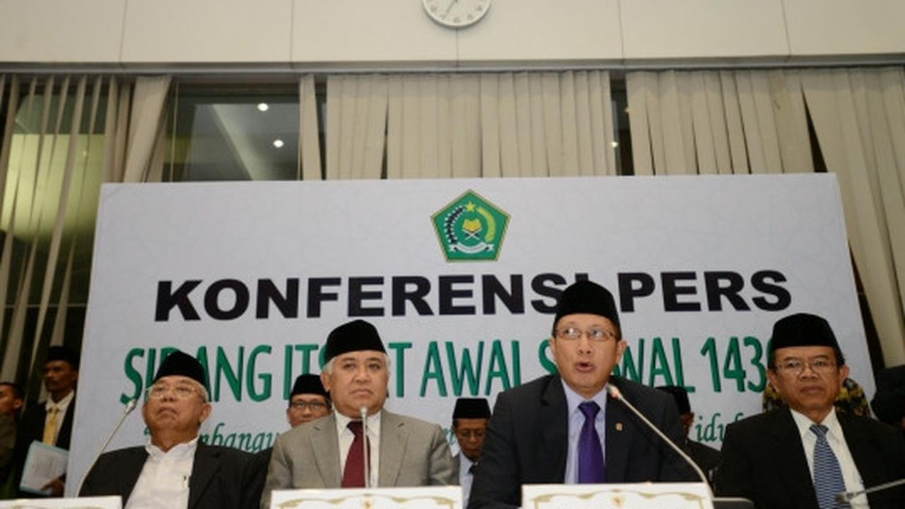 Menteri Agama tetapkan 1 Syawal 1436 H jatuh pada Jumat besok