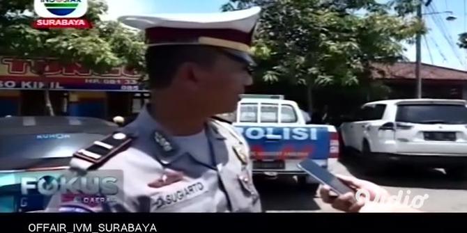 VIDEO: Polda Jatim Olah TKP Kecelakaan Bus Pariwisata