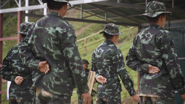 Intip Kelompok Pemberontak Myanmar Latihan Militer