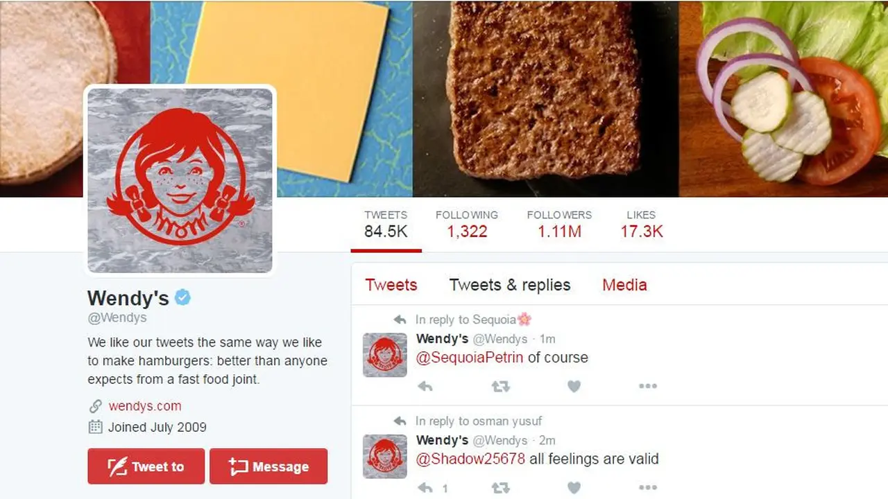[Bintang] Sederet Balasan Kocak Admin Wendy's ke Orang-orang di Twitter!