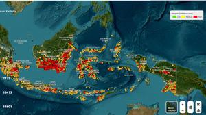 Sebaran Hotspot Dampak Karhutla Hari Ini, Kalteng Tertinggi