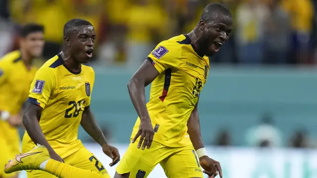 Foto: Aksi Ciamik Kapten Ekuador Enner Valencia saat Bungkam Tuan Rumah Qatar di Laga Pembuka Piala Dunia 2022, Banjir Rekor!