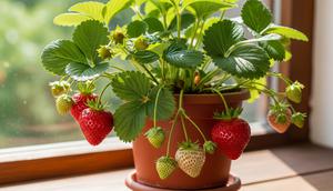 Tanaman Stroberi. (Image by Gemini)