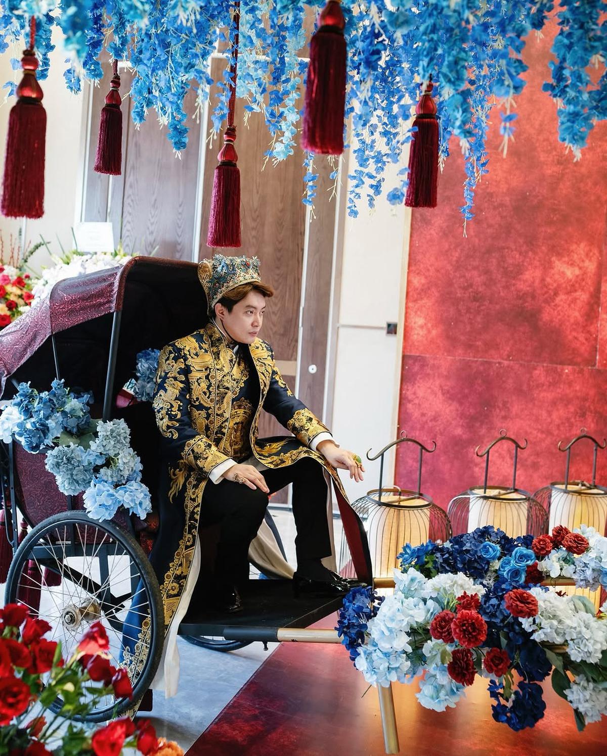 Potret Ulang Tahun Edric Tjandra yang ke-40, Meriah Banget dan Tampil Bak Raja Chindo Kingdom