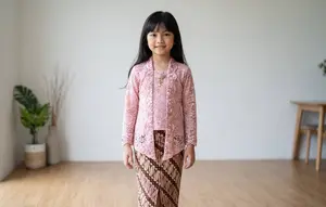 Setelan Kebaya Anak untuk Kondangan, Bikin Gaya Si Kecil Makin Anggun