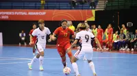 Timnas futsal putri Indonesia berhasil membekuk Hongkong dengan skor 5-0 pada laga terakhir Grup B kualifikasi Piala Asia Futsal Putri 2025 di GOR Amongrogo, Minggu (19/1/2025). (dok. Futsal Indonesia)