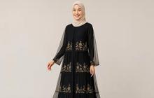 9 Model Gamis Hitam dengan Bordir, Tampil Elegan dan Stylish Tanpa Terlihat Kaku