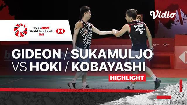 Berita video highlights Kevin / Marcus Vs Hoki / Yugo di BWF World Tour Finals 2021, Minggu (5/12/21)