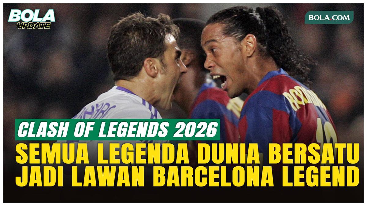Dari Cannavaro hingga Ponaryo Astaman! Lawan Barcelona Legends di Clash of Legends 2026