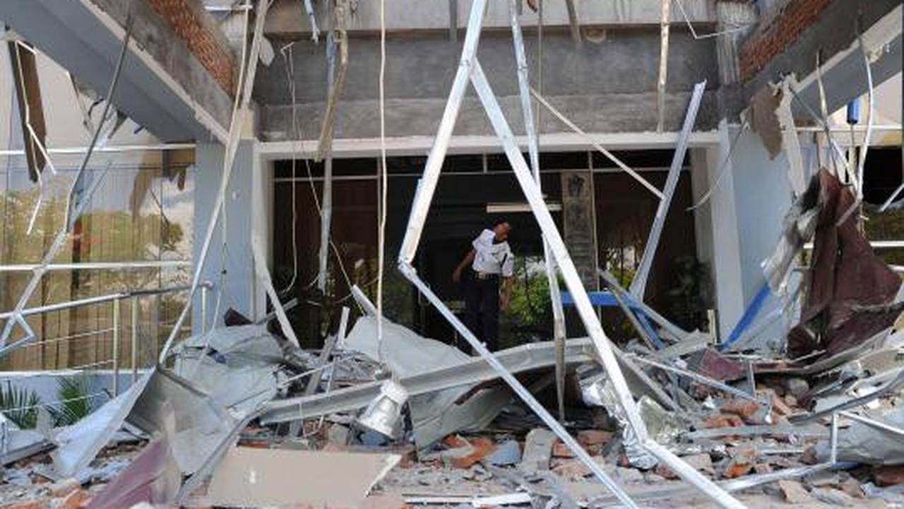Tembok lapas di Banda Aceh ambruk akibat gempa