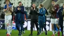 Kemenangan agregat 9-3 membuat skuad asuhan Eddie Howe melaju ke babak 16 besar dengan menghadapi lawan antara Barcelona atau Chelsea. (AP Photo/Jon Super)