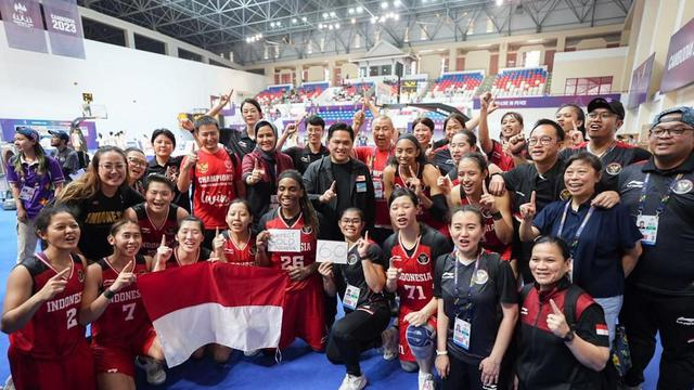 Timnas basket putri Indonesia rebut emas SEA Games 2023