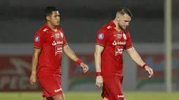 Persija Jakarta sebenarnya sudah berhasil unggul dua gol lebih dulu melalui aksi Otavio Dutra pada menit 45+1 dan Marko Simic pada menit 49. (Foto: Bola.com/M iqbal Ichsan)