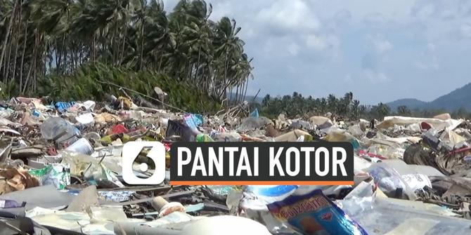 VIDEO: Pantai Maluku Tercemar Sampah Hingga 3 KM