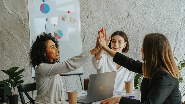 illustrasi wanita bekerja