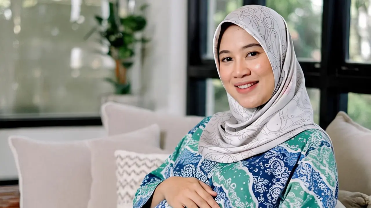 Model Tunik Batik Ibu Hamil