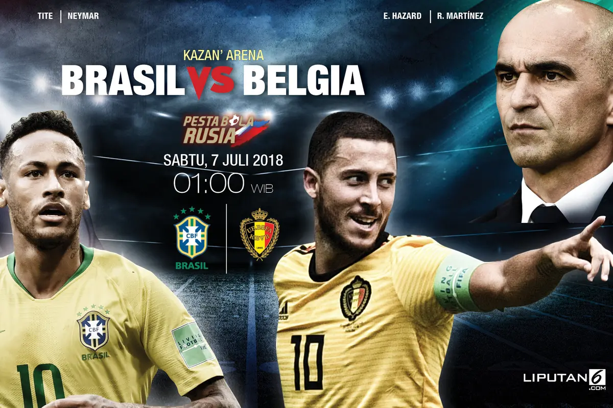 Prediksi Brasil Vs Belgia