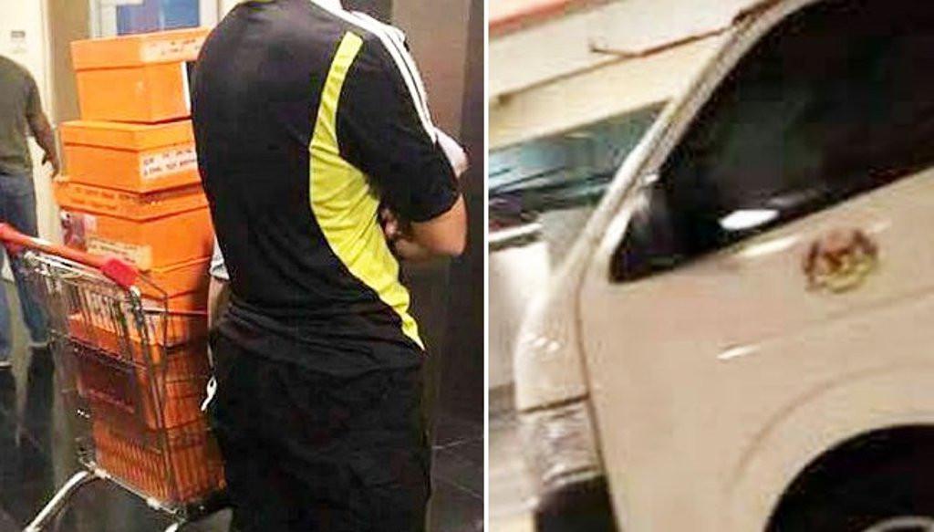 Tas-tas Hermes diduga milik Rosmah Mansor, istri mantan PM Malaysia Najib Razak diduga dipindahkan  (Facebook/Ben Ali)