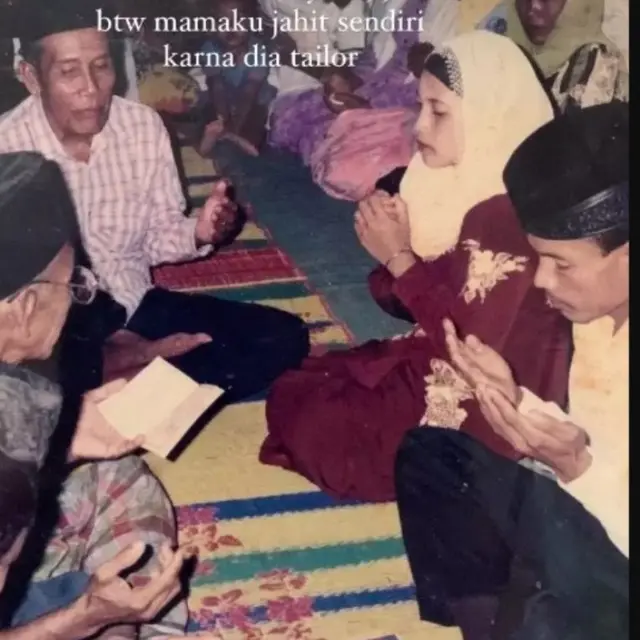 Viral Wanita Pakai Gaun Pernikahan Ibunya 28 Tahun Lalu, Modelnya Disebut Awet dann Tak Berkesan Jadul.