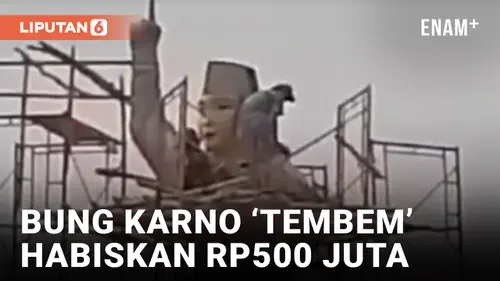 VIDEO: Dianggap Tidak Mirip, Patung Bung Karno Berpotensi Dibongkar Kadis PU Banyuasin