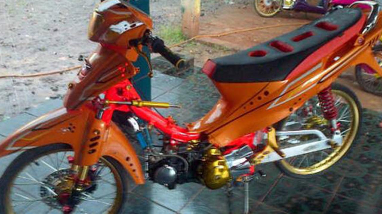 Modifikasi Suzuki Shogun 2002 (Atep Persib)