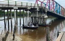 Jembatan di Kepulauan Meranti Ambruk, Warga dan Polisi yang Berjaga Berhamburan