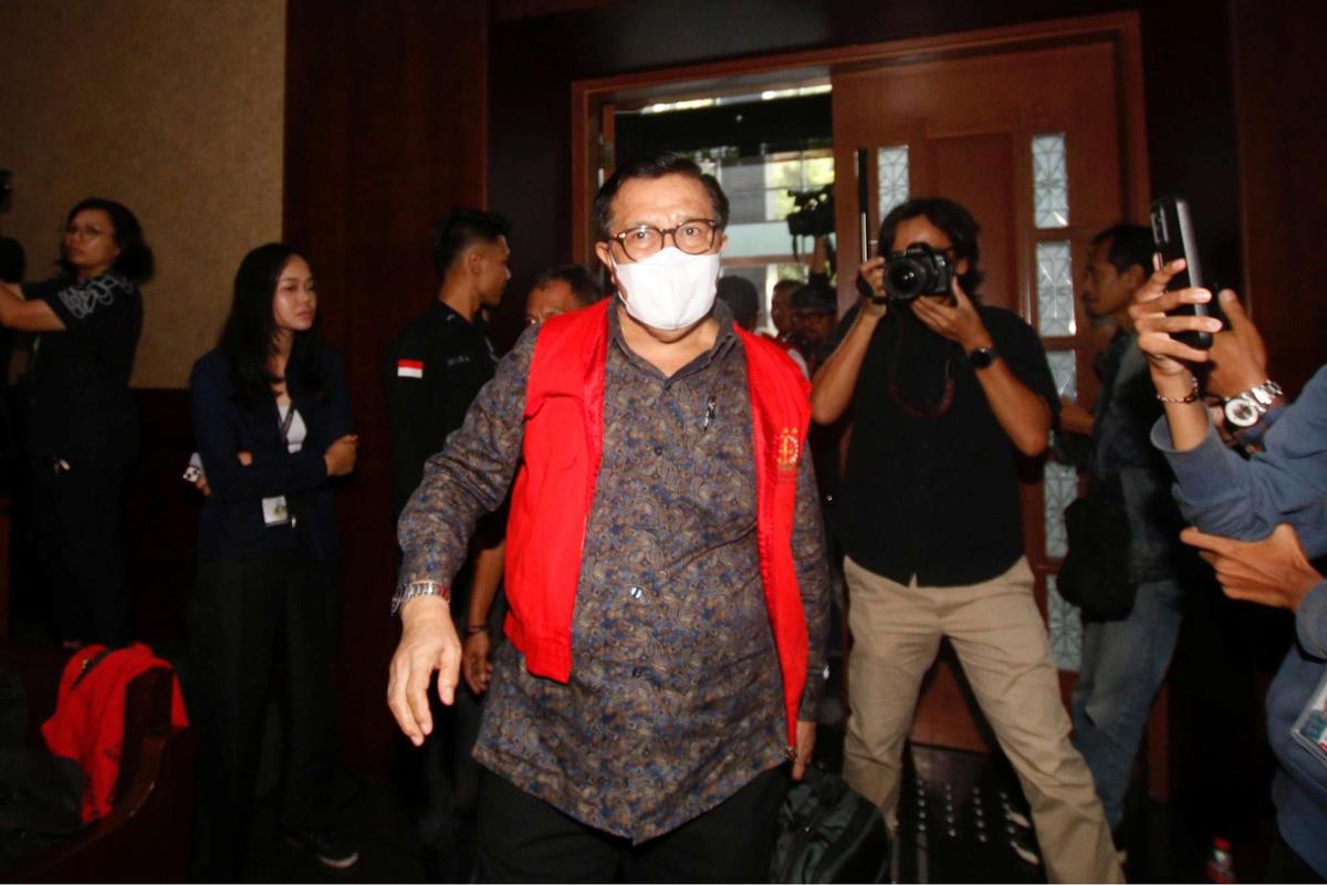 Sidang tuntutan tiga hakim PN Surabaya terkait kasus suap vonis bebas Gregorius Ronald Tannur