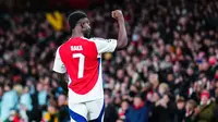 Bukayo Saka Comeback Tepat Waktu, Arsenal Pede Tantang Real Madrid di Liga Champions