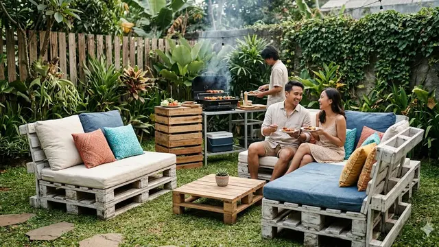 Ide Belakang Rumah untuk Area BBQ Tanpa Renovasi Besar