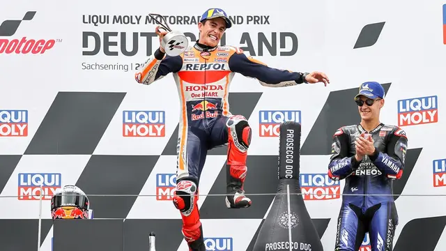 Pembalap Repsol Honda, Marc Marquez.