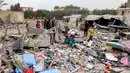 Hingga Jumat 3 April 2025, setidaknya 1.163 orang telah tewas di Gaza sejak Israel melanjutkan serangan skala besar sejak 18 Maret. (Eyad BABA/AFP)