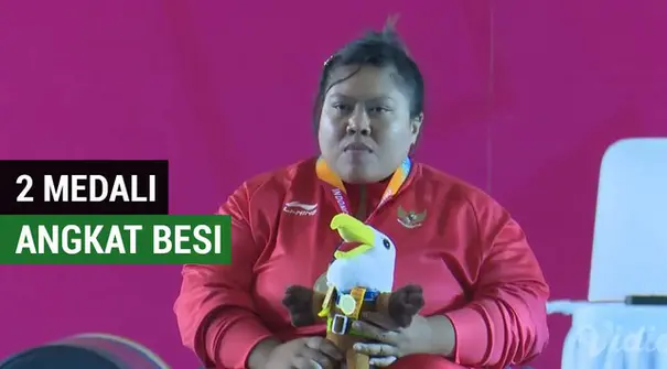 Berita video 2 medali kembali direbut oleh atlet angkat besi, Ni Nengah meraih medali perunggu sendangkan Sriyanti meraih medali Perak pada ajang Asian Para Hames 2018, Kamis (11/10/2018).