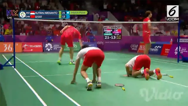 VIDEO: Kevin / Marcus Ciptakan All Indonesian Final di Asian Games