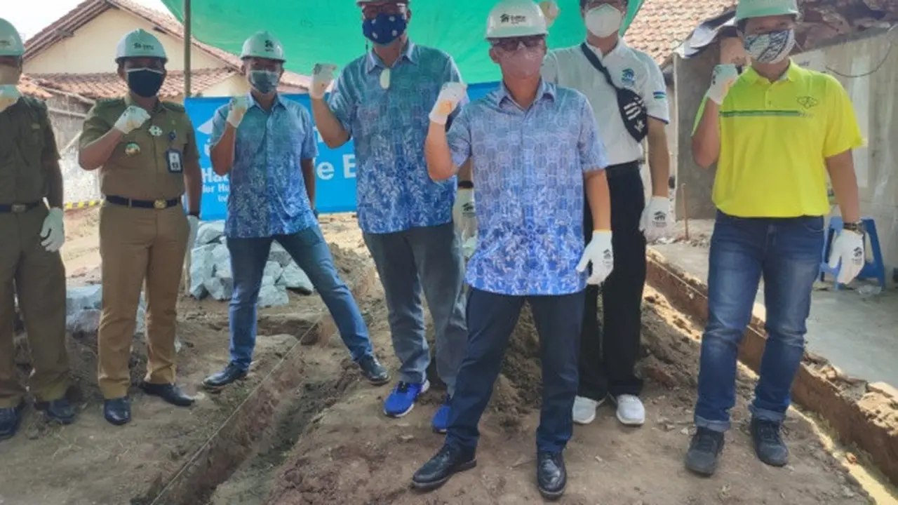 PT Lautan Luas Tbk adopsi kampung di Mauk dalam rangka perayaan 70 tahun (Dok: PT Lautan Luas Tbk/LTLS)