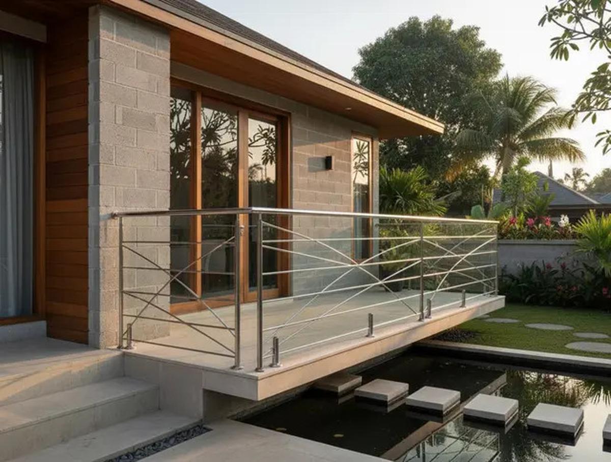 7 Contoh Pagar Balkon Rumah, Inspirasi Desain Aman dan Estetis untuk Hunian Modern
