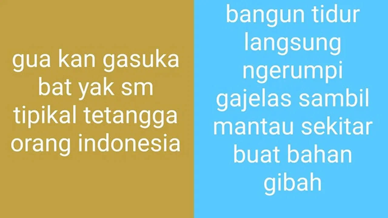Tetangga Suka Gibah, Netizen Ini Sindir dengan Cara Kocak