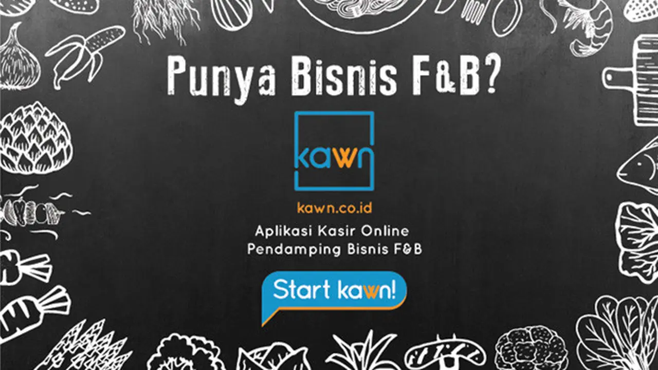 KAWN, Pendamping Bisnis F&B yang Aman, Akurat dan Digital