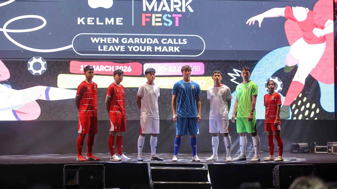 FOTO: Kelme Luncurkan Jersey Baru Timnas Indonesia